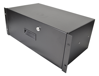 Metal Rack Drawers for Data Racks & Flight Cases with Lock 255mm Deep